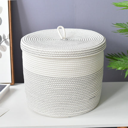 Clothes Weaved Storage Foldable Laundry Basket