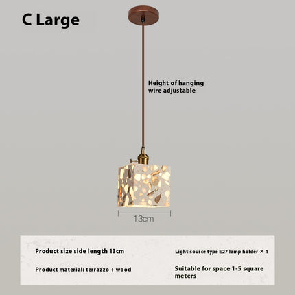 Nordic Style Sunshine Stone Chandelier Japanese Creative