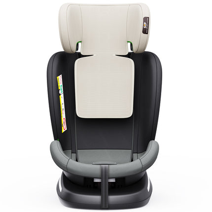 Boof MandaraGrey Car Seat with ISOFIX, 360° Rotatable, Top Tether Position, 0-36 kg, 40-150 cm
