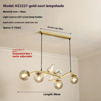 Golden ash glass / 12 Watt Led Bulb