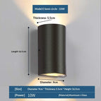 Warm Light / E / Half circle 10W