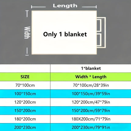 Luxury Soft Milk Velvet Lamb Fleece Double-Layer Comforter, Machine Washable