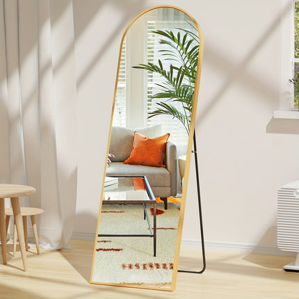 Full Length Mirror For Bedroom Decor, 59"x16", Full Body Standing Floor Mirror With Stand