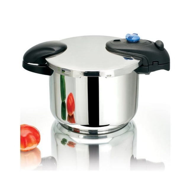 Stainless Steel Pressure Cooker 6/8/10L with Bayonet Lid  Fast & Safe Cooking, All Burners Including Induction,