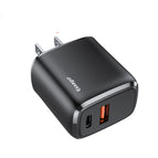 Dual port PDQC 20W black / EU