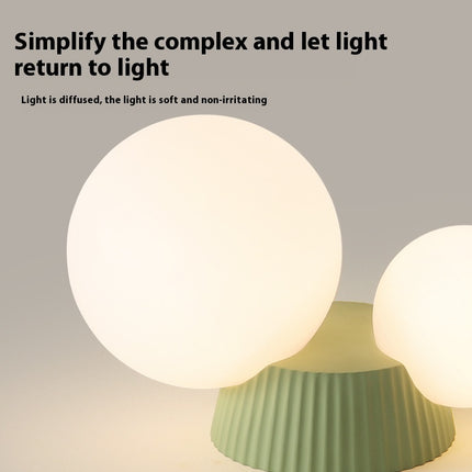 Full Spectrum French Cream Style Aisle Ceiling Lamp Modern Minimalist