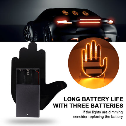 Led Multi-function Warning Modification Decoration Car Atmosphere Finger Lights