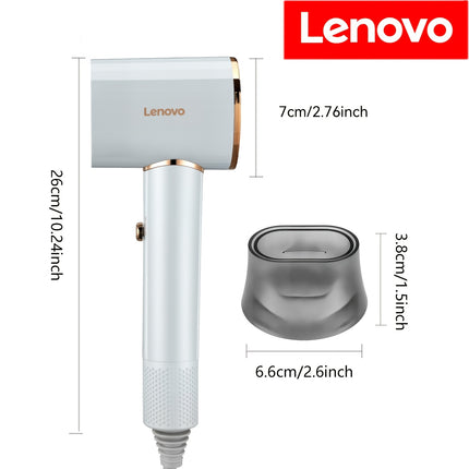 Lenovo Professional Hair Dryer for all Hair Types - Quick-Dry, Low-Noise Hair Dryer with Overheat Protection,