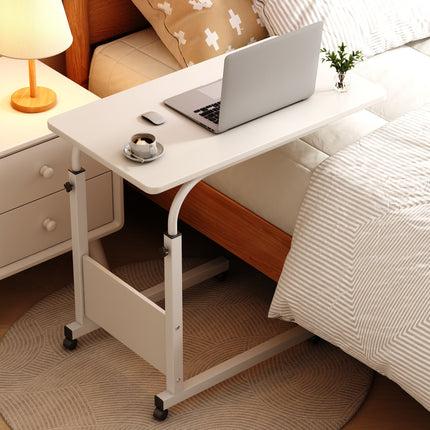 Adjustable Rolling Laptop Desk | Portable Workstation for Home, Office, Bedside