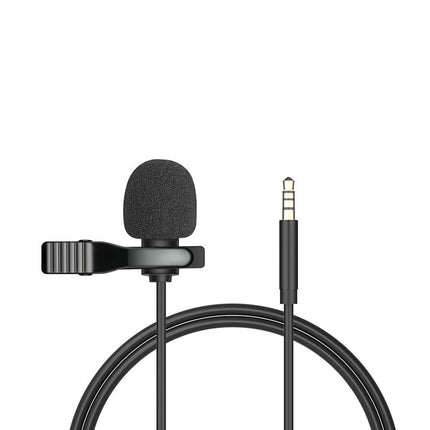 Compatible with Apple , Metal Lavalier One-point Two-amplifier Microphone Mini