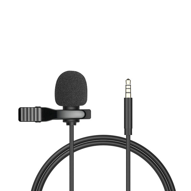 Compatible with Apple , Metal Lavalier One-point Two-amplifier Microphone Mini