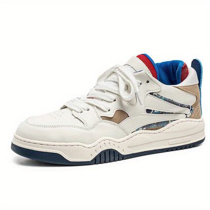 Men'S Casual Low-Top Sneakers - All-Season Comfort, Breathable Fabric Lining, Durable Rubber Sole,