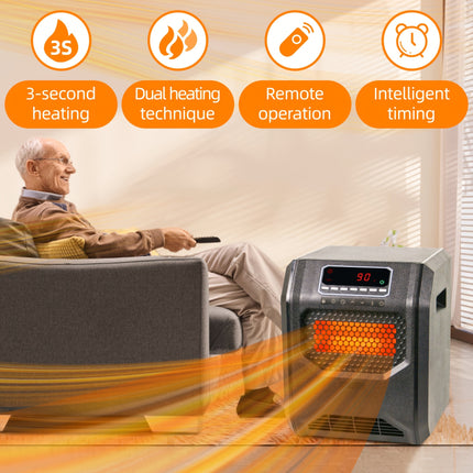 1500W Space Heater For Indoor Use, ECO Energy Saving,