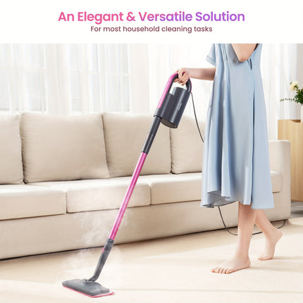 Mop Cleaner With Detachable Handheld Steamer For Cleaning Hardwood/Laminate Floor