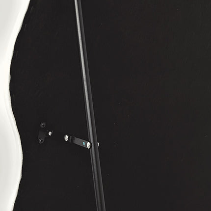 Full-Length Mirror with Soft Flannel Cover, Dual Wall or Floor Standing Design,