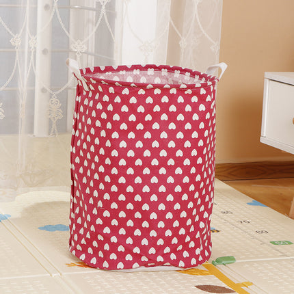 Home Fabric Folding Storage Dirty Laundry Basket