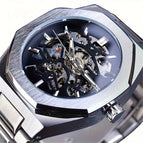 Silvery (black dial)