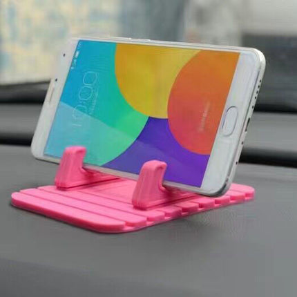 Silicone Car Phone Holder, Mobile Phone Car Holder, Flat Silicone Lazy Holder, Mini Car Holder