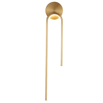 Modern Simple And Light Luxury Copper Wall Lamp Lamp In The Living Room