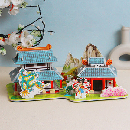 Fashion Paper Three-dimensional Puzzle House
