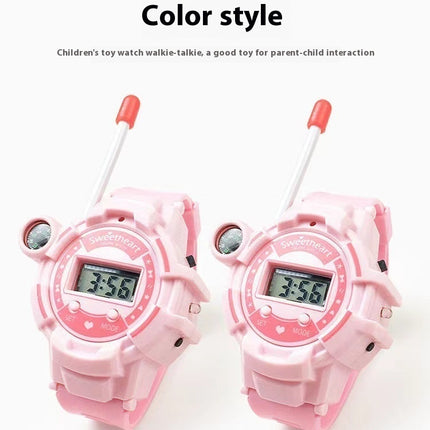 A Pair Of Children's Toy Walkie-talkie Watch Long-distance HD Wireless Call