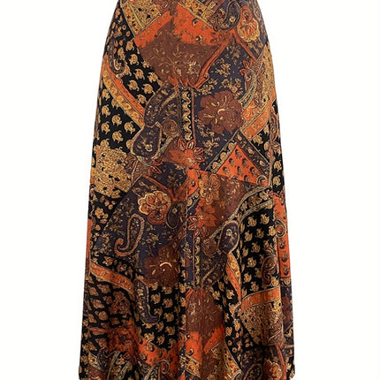 Women's Elegant British Style A-Line Skirt  Fall/Winter Half-Skirt for Parties, Travel