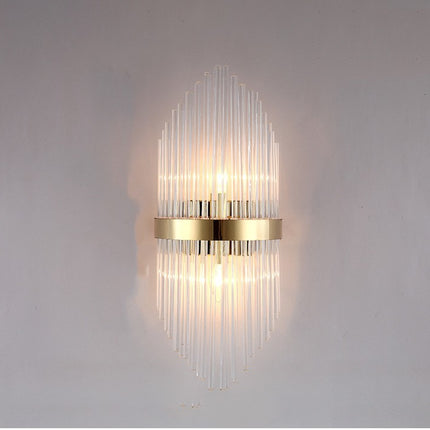 Modern Living Room Light Luxury Crystal Creative Wall Lamp