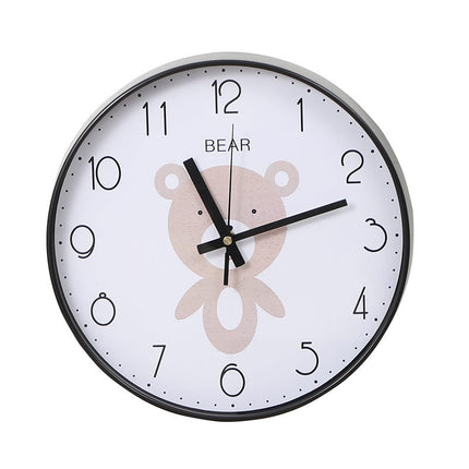 Round Silent Sweep Second Wall Clock Home Wall Clock Decoration