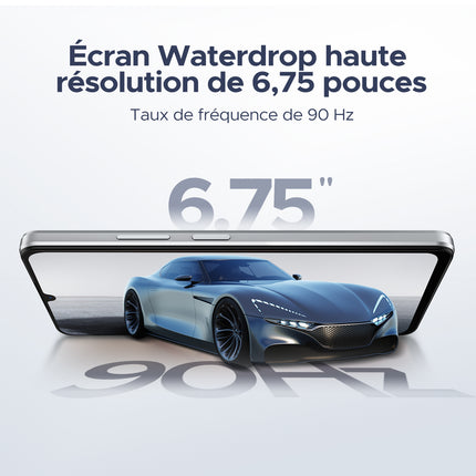 Phones, 6.75” Screen Cheap Smartphones 32GB+128GB/TF 2TB, 6250mAh Battery,