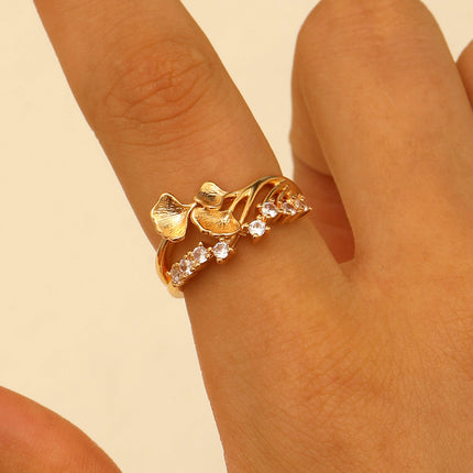 Light Luxury Open A Trendy Personalized Niche Finger Ring