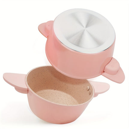 Pink 6-piece POTS And Pans Set Kitchen Non-stick Cookware Set