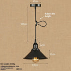 Bulb With Tungsten Wire / D0032 All Black / 22cm