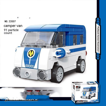 Building Block City Recycling Car Assembly Toy
