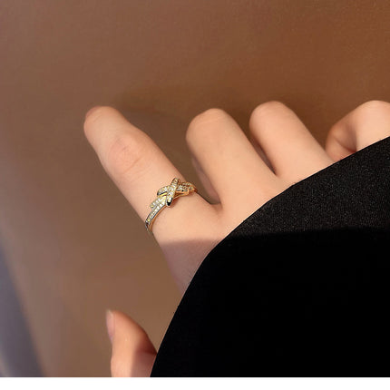 South Korea Fashion Personalized Flower Niche Design Ring