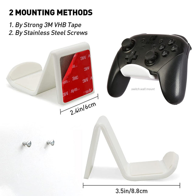 Acrylic Video Game Controller Wall Mount Bracket