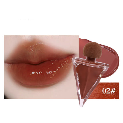 Glossy Mirror Triangle Bottle Lipstick