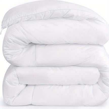 1pc 180gsm Soft & Comfortable Summer Fiber Blanket, Summer Quilt, Summer Duvet