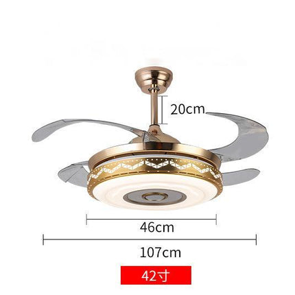 Intelligent Home Living Room Fan Light