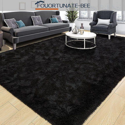 Extra Large Plush Mat - Extra Long 270x370cm/106.23x145.66in Soft Fluffy Mat, Non-Slip Backing,