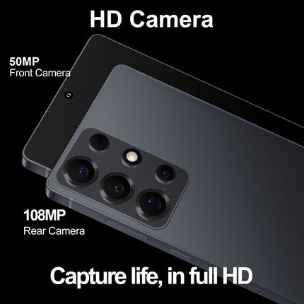 M26 Ultra Unlocked 5G Smartphone | 8GB+256GB, 6.8" HD Display, 50MP+108MP Dual Camera,