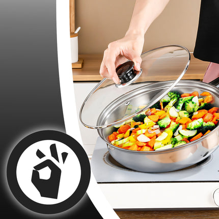Set of Casseroles And Kitchen Accessories Homesmart, 11pcs, Compatible with Gas And Induction, High Quality
