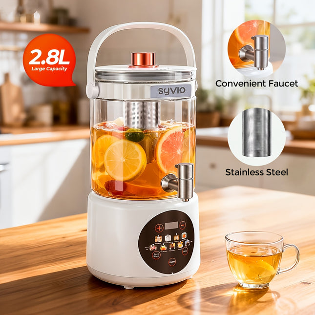 Electric Tea Kettle Health Kettle with Temperature Control | 1200W Fast Heating, 9 Presets