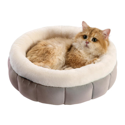 Donut Dog Beds For Small Dogs - Round Cat Beds For Indoor Cats Washable