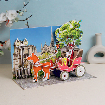 Fashion Paper Three-dimensional Puzzle House