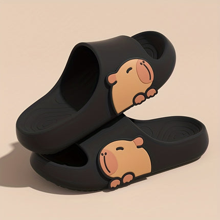3 pcs Lightweight Slippers - Slip-On Low-Top House, Soft Cushioned Sole for Bathroom, Beach,