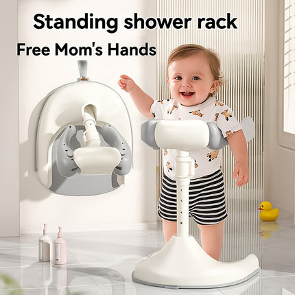 A Standing Bath Station for Children, Featuring a Non-Slip Design for Babies, Foldable And Height