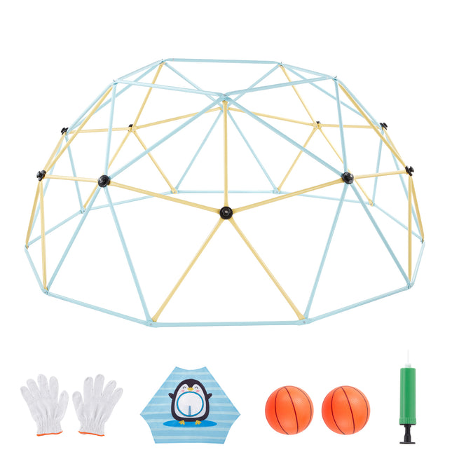 Climbing Dome 10FT Geometric Dome Climber 1000LBS Loading Kids Jungle Gym