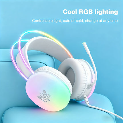 X25 RGB Gaming Headset with Cancelling Mic, Compatible for PC/Laptop & Smart Phone