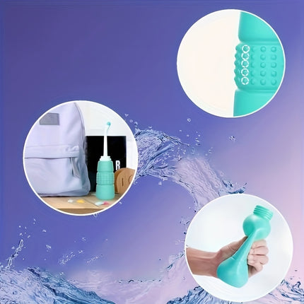 Portable Bidet Sprayer Bottle 350ml - Contemporary Style, Round Shape, Front Nozzle,