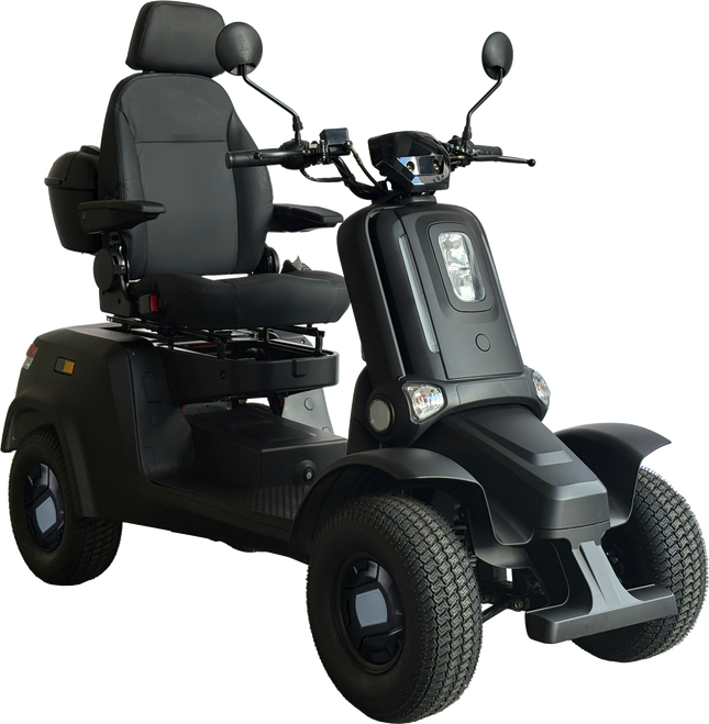 HS4W-E4B Heavy Duty 4 Wheel Mobility Scooters for Seniors & Adults